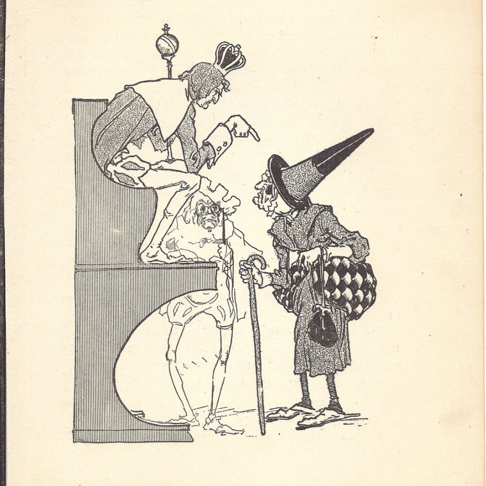 John R, Neill - 1915 The Scarecrow of OZ - Full Page Print #9